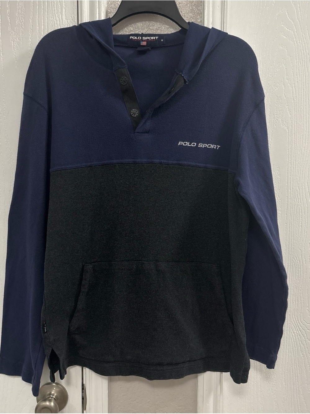 Polo by Ralph Lauren Polo Sport Navy and Black Pullover Hoodie